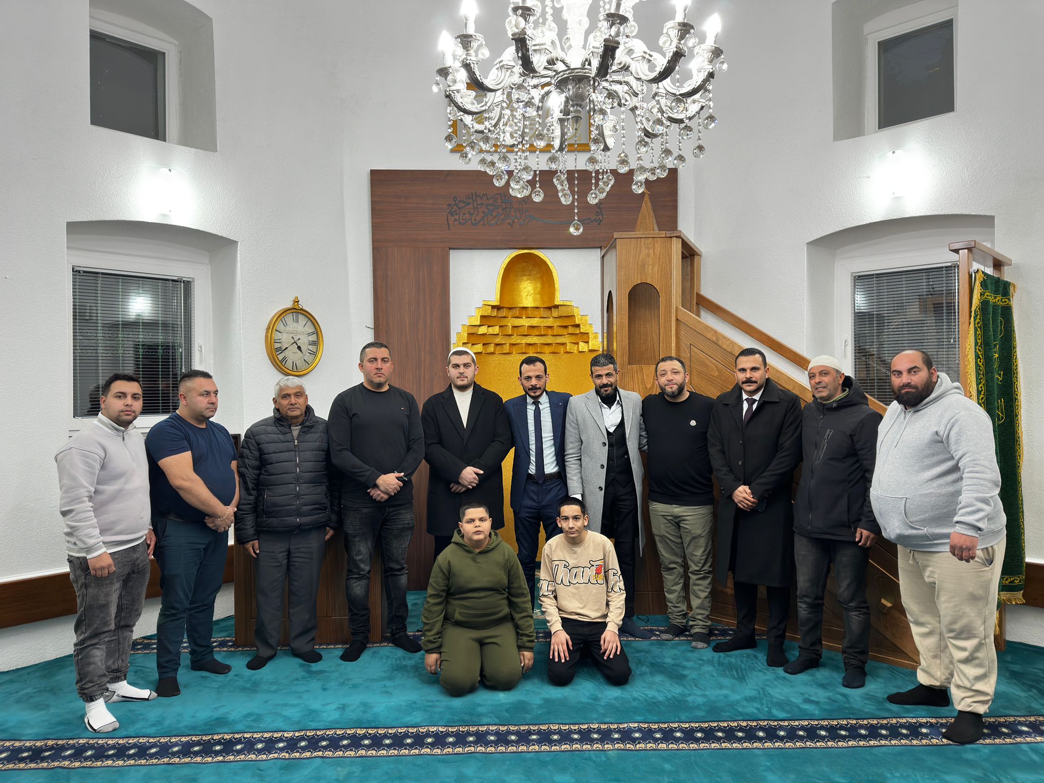 Гостите од Египет во посета на џамијата &bdquo; Емин Махмуд &ldquo;