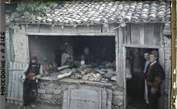 Селска пекара, помеѓу Охрид и Струга, Македонија 1913