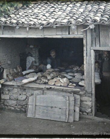 Селска пекара, помеѓу Охрид и Струга, Македонија 1913