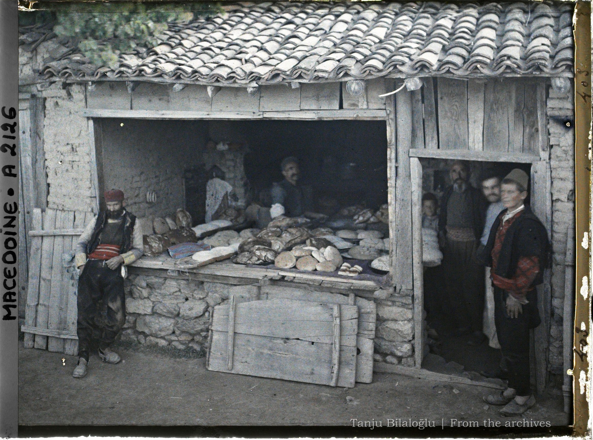 Селска пекара, помеѓу Охрид и Струга, Македонија 1913